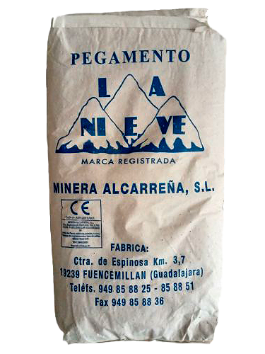 PEGAMENTO ESCAYOLA (10 KG, LA NIEVE)